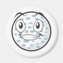 Bande dessinée mignonne de boule de golf aimant pour réfrigérateur
