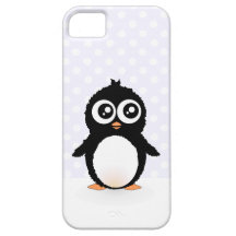 Bande dessinée mignonne de pingouin coques iPhone 5 Case-Mate