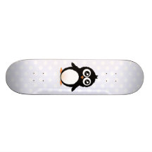 Bande dessinée mignonne de pingouin skateboards personnalisés