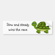 Bande dessinée mignonne de tortue adhésifs pour voiture