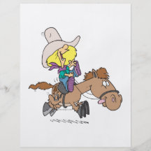 bande dessinée mignonne de tour de poney prospectus