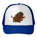 Bande dessinée mignonne rayonnant le chapeau de ca casquettes