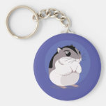 Bande dessinée naine russe de hamster porte-clefs