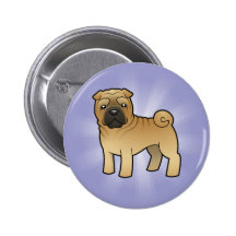 Bande dessinée Shar Pei Badge