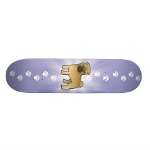 Bande dessinée Shar Pei Skateboards Cutomisables