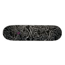 Bande dessinée Suédois - croquis de noir/blanc/mag Plateaux De Skateboards