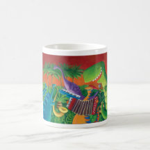 Bande géniale de dinosaure tasses