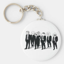 Bande Keychain de rage Porte-clés