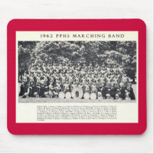 Bande Mousepad de 1962 PPHS Tapis De Souris