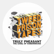 Bandes de prison de tweed adhésif rond