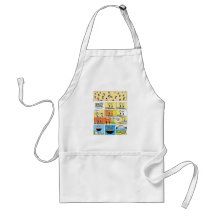 Bandes dessinées de saison de BBQ de marais Tablier