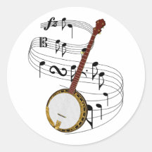 Banjo Autocollants