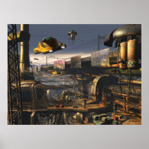 Banlieues 2100 - future copie de ville posters