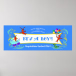 Bannière de bébé de créatures de Cajun Posters