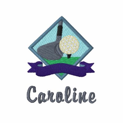 Bannière de putt de golf personnalisée avec le nom vestes brodées