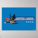 Bannière étoilée de ligue de justice posters
