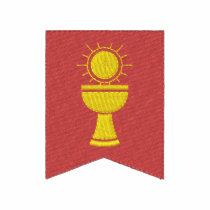 Bannière eucharistique polos brodés