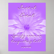 Banquets de Lilly, modèle de signaux de direction  Posters