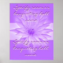 Banquets de Lilly, modèle de signaux de direction  Affiche