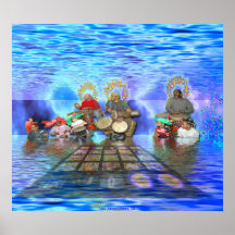Baptême dans le lac du fluide spinal cérébral 2 poster