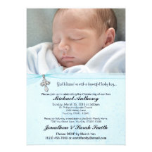 Baptême de bébé ou invitation de baptême