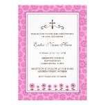 Baptême de fleurs lunatiques/invitation roses de b