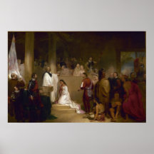 Baptême de Pocahontas Poster