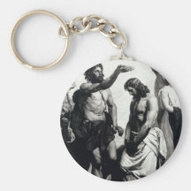 Baptême du Christ. circa 1879 Porte-clef