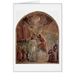 Baptême du Christ par John par ATF Angelico Carte De Vœux
