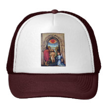 Baptême du Christ par Weyden Rogier Van Der Casquette De Camionneur