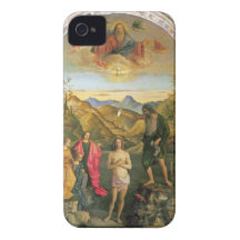 Baptême du Christ, retable de St John Coques iPhone 4 Case-Mate
