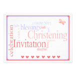 Baptême/invitation fille de baptême