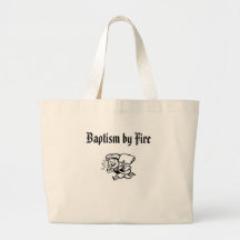 Baptême par le feu "livreur de journaux " sac en toile