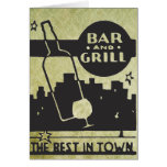 Bar et grill cartes de vœux