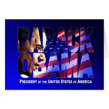 BARACK ! (bleu) Carte