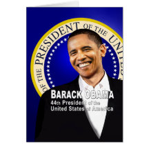 Barack est 44 carte de vœux