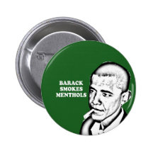 Barack fume des menthols badge avec épingle