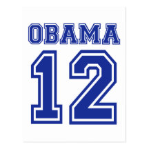 Barack Obama 2012 Carte Postale
