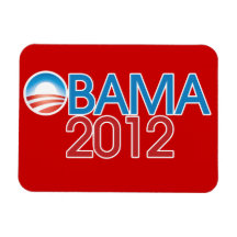 Barack Obama 2012 Magnet En Vinyle