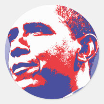 Barack Obama - direction Autocollant