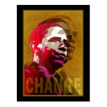 Barack Obama - direction Carte Postale