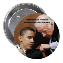 Barack Obama et Joe Biden Badges Avec Agrafe