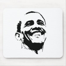 Barack Obama font face Tapis De Souris