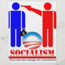 Barack Obama le socialiste Prospectus Personnalisés