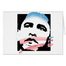 Barack Obama pour le T-shirt d'espoir Carte