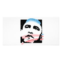 Barack Obama pour le T-shirt d'espoir Cartes Avec Photo