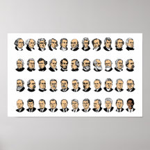 Barack Obama - Présidents des États-Unis Posters
