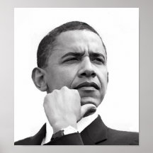 BARACK OBAMA, quarante-quatrième PRÉSIDENT DES ÉTA Posters