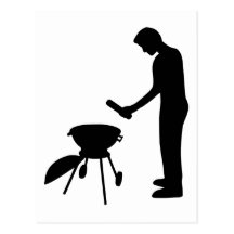 Barbecue de BBQ Cartes Postales