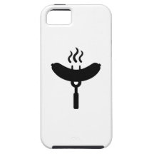 Barbecue de BBQ de saucisse de bratwurst Coques iPhone 5 Case-Mate
